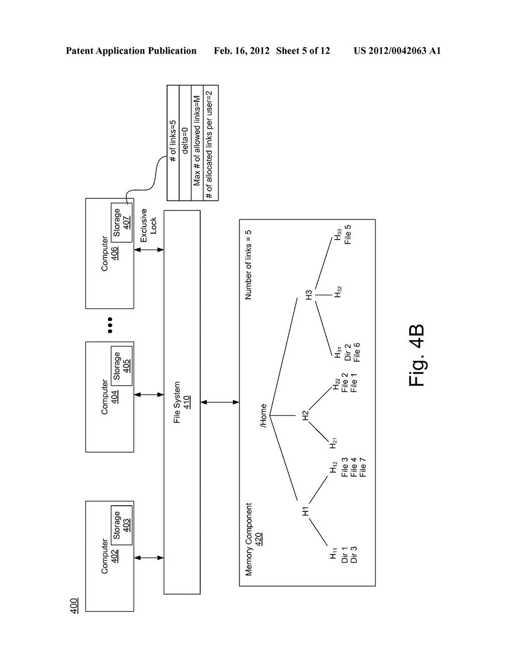  METHOD AND SYSTEM FOR LINK COUNT UPDATE AND SYNCHRONIZATION IN A     PARTITIONED DIRECTORY - diagram, schematic, and image 06