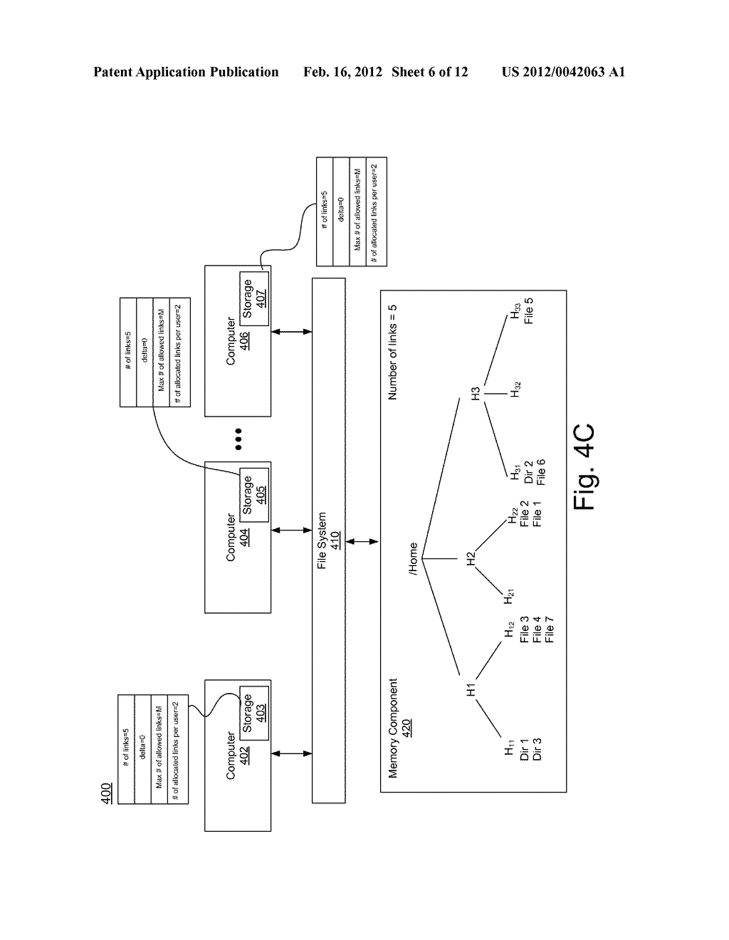  METHOD AND SYSTEM FOR LINK COUNT UPDATE AND SYNCHRONIZATION IN A     PARTITIONED DIRECTORY - diagram, schematic, and image 07