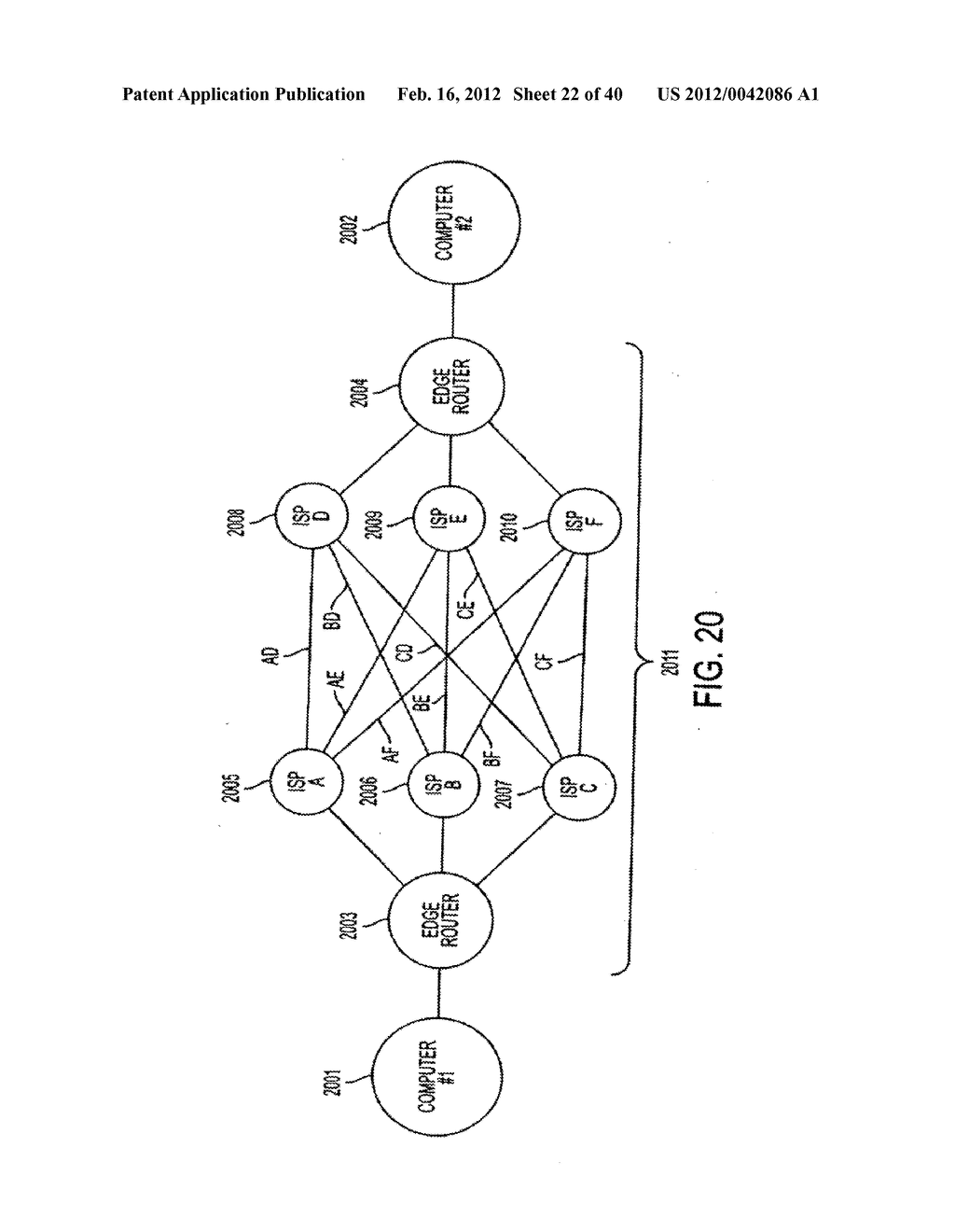 METHOD FOR ESTABLISHING SECURE COMMUNICATION LINK BETWEEN COMPUTERS OF     VIRTUAL PRIVATE NETWORK - diagram, schematic, and image 23