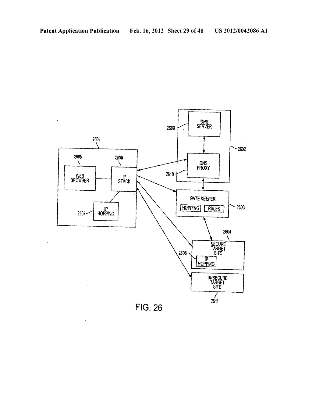 METHOD FOR ESTABLISHING SECURE COMMUNICATION LINK BETWEEN COMPUTERS OF     VIRTUAL PRIVATE NETWORK - diagram, schematic, and image 30