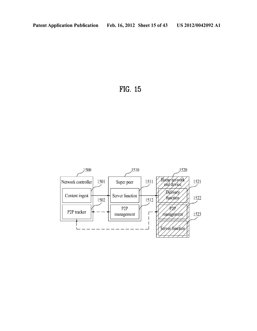 METHOD FOR TRANSMITTING AN IPTV STREAMING SERVICE BY P2P TRANSMISSION, AND     METHOD FOR RECEIVING AN IPTV STREAMING SERVICE BY P2P TRANSMISSION - diagram, schematic, and image 16