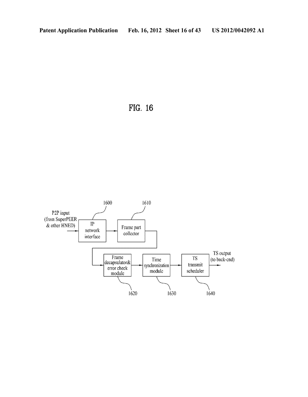 METHOD FOR TRANSMITTING AN IPTV STREAMING SERVICE BY P2P TRANSMISSION, AND     METHOD FOR RECEIVING AN IPTV STREAMING SERVICE BY P2P TRANSMISSION - diagram, schematic, and image 17