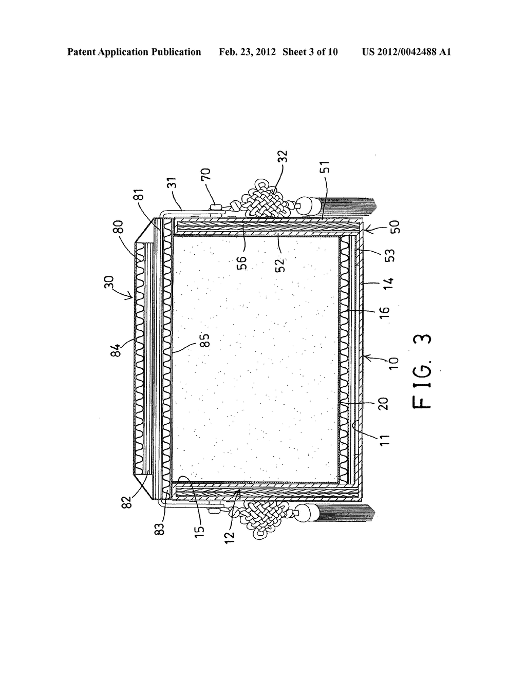 Foldable paper coffin - diagram, schematic, and image 04