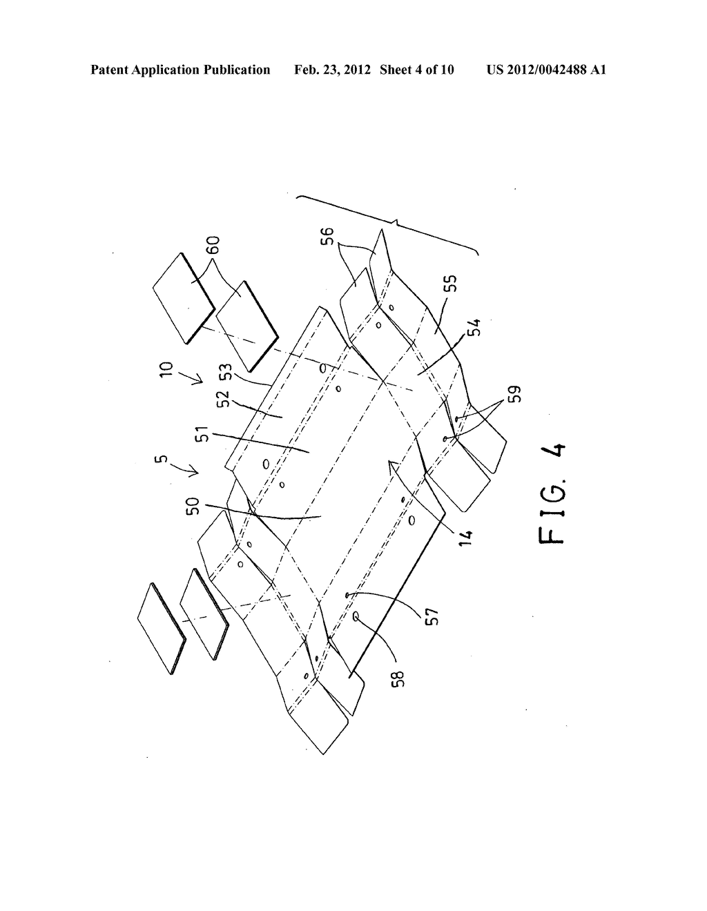 Foldable paper coffin - diagram, schematic, and image 05