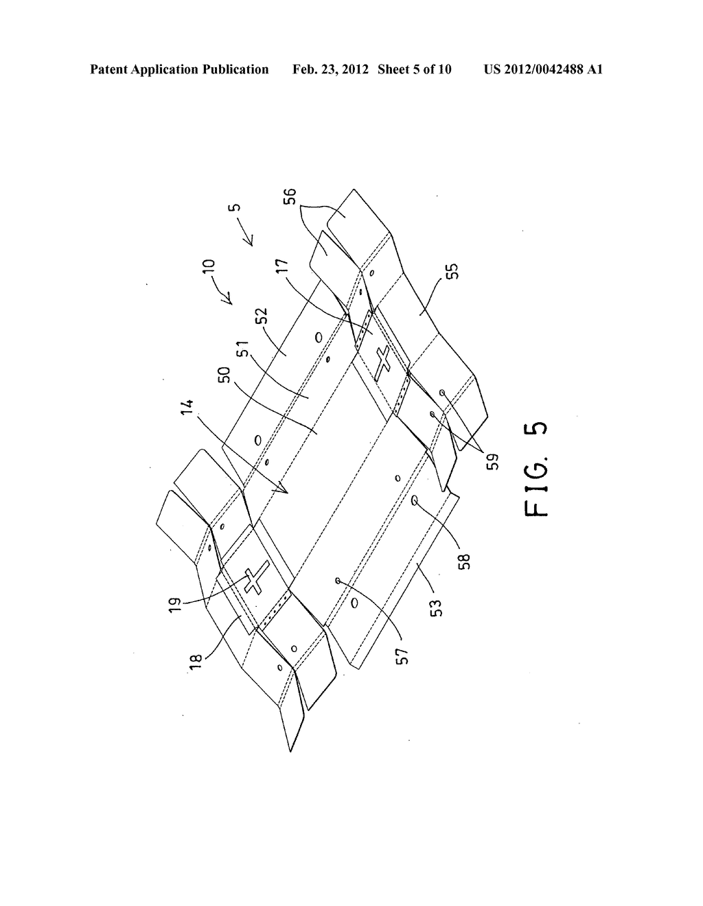 Foldable paper coffin - diagram, schematic, and image 06