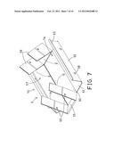 Foldable paper coffin diagram and image