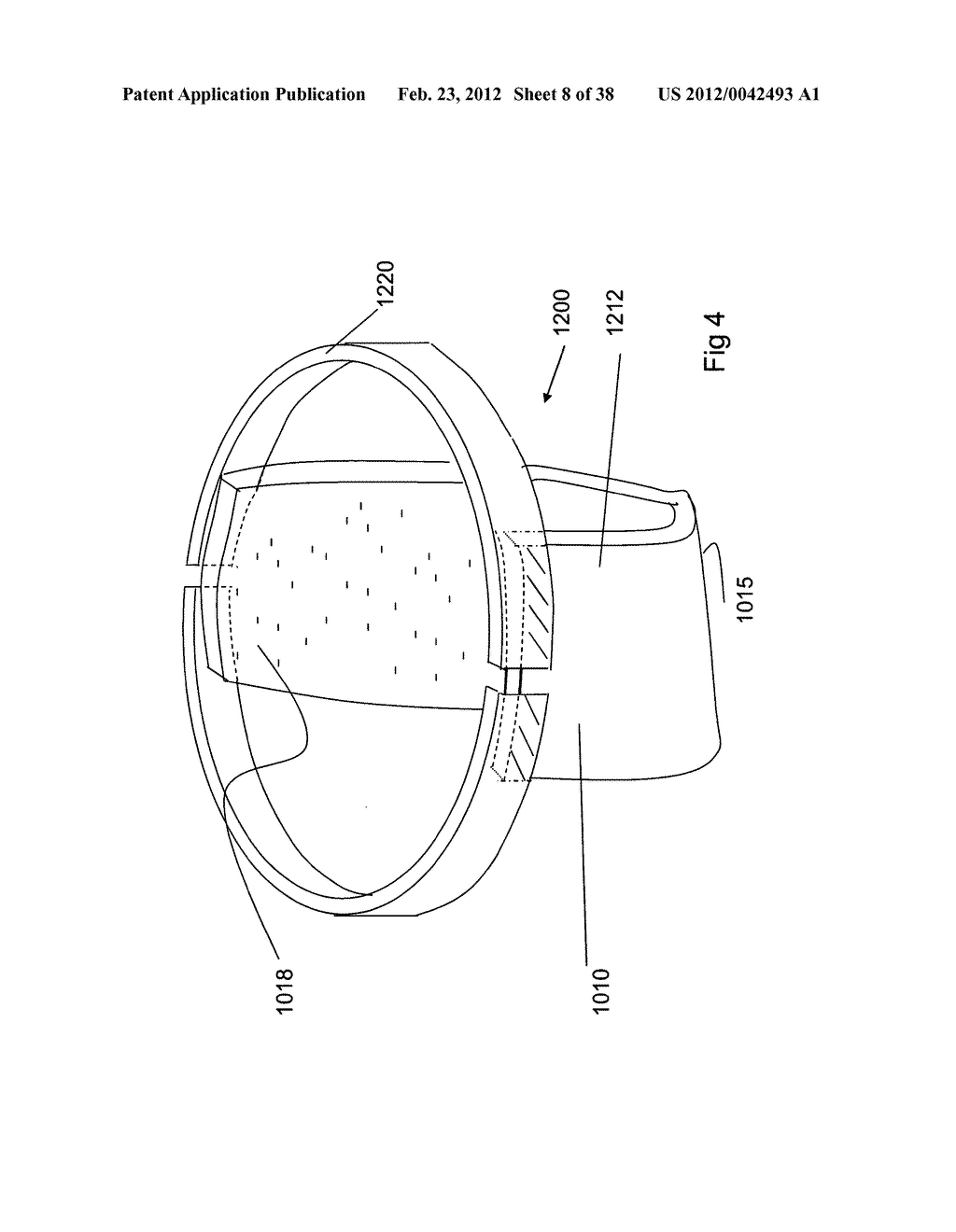 MANUFACTURING METHOD FOR THE MAKING OF ARTICLES OR PRECURSORS COMPRISING     HOOPS - diagram, schematic, and image 09