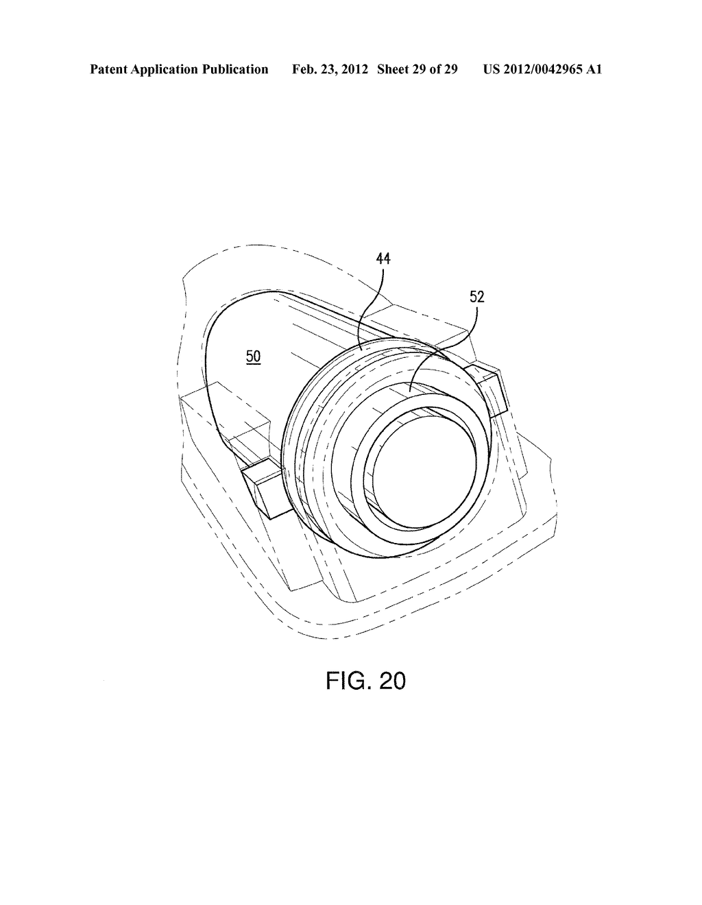 Apparatus and Method for Mounting an Inflator, Exhaust Valve or Relief     Valve Interiorly of an Inflatable Article - diagram, schematic, and image 30