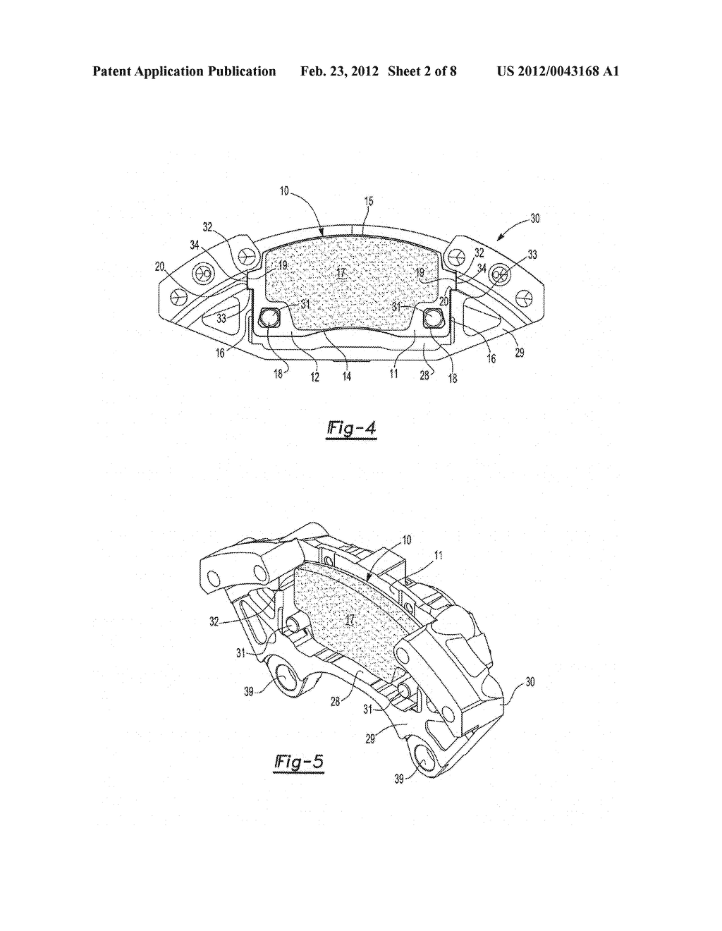 BRAKE SYSTEMS, CALIPER ASSEMBLIES AND PADS INCORPORATING DIFFERENTIAL     ABUTMENTS - diagram, schematic, and image 03