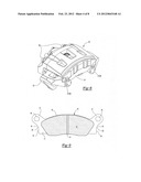 BRAKE SYSTEMS, CALIPER ASSEMBLIES AND PADS INCORPORATING DIFFERENTIAL     ABUTMENTS diagram and image