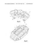 BRAKE SYSTEMS, CALIPER ASSEMBLIES AND PADS INCORPORATING DIFFERENTIAL     ABUTMENTS diagram and image