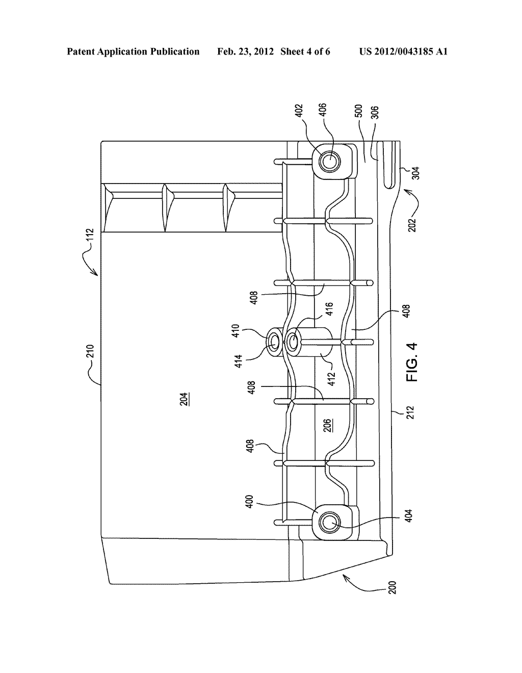 Tongue-In-Groove Belt Hold Down For A Draper Platform - diagram, schematic, and image 05