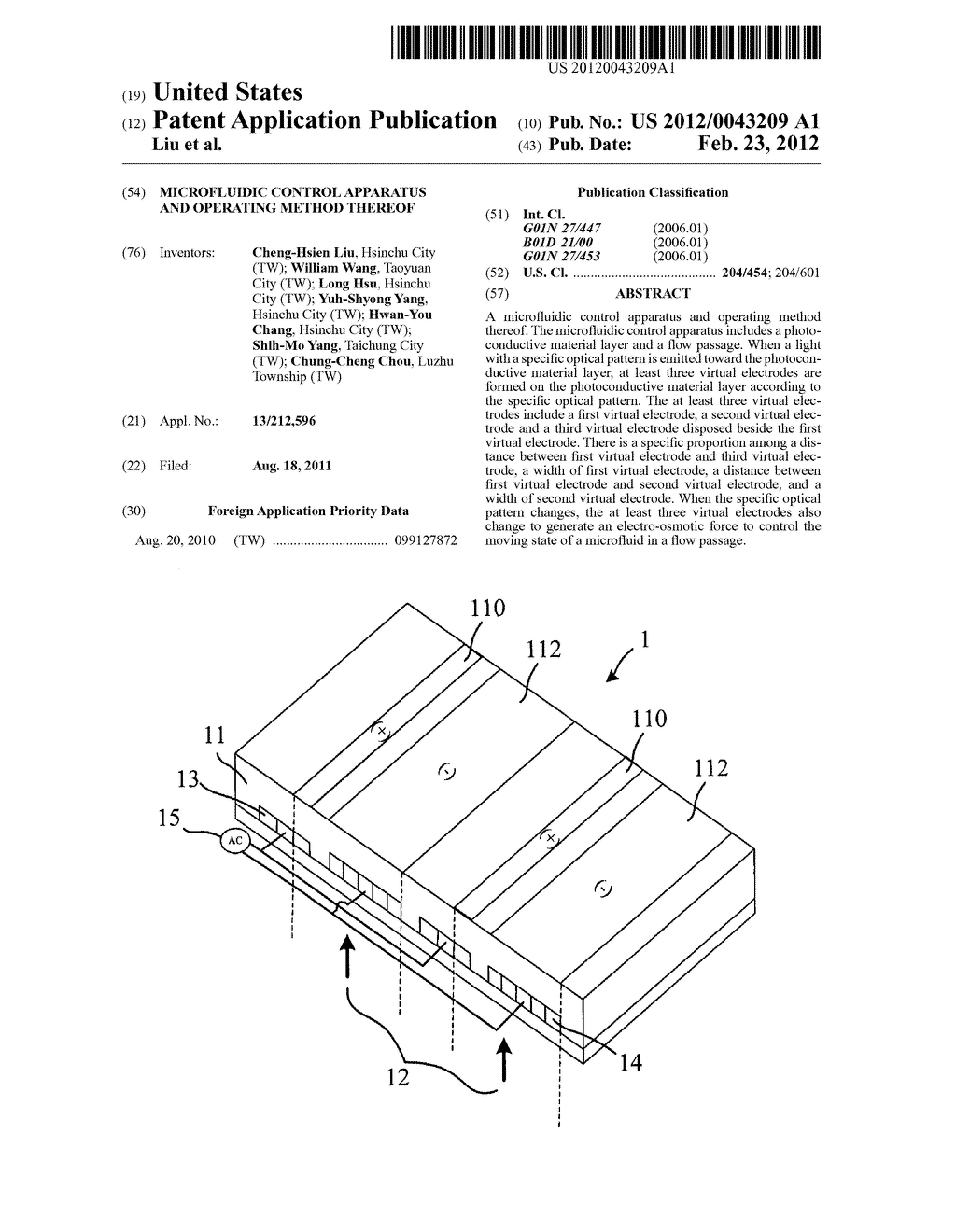 MICROFLUIDIC CONTROL APPARATUS AND OPERATING METHOD THEREOF - diagram, schematic, and image 01