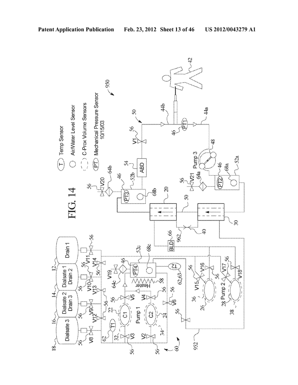 SYSTEMS AND METHODS FOR PRIMING SORBENT-BASED HEMODIALYSIS - diagram, schematic, and image 14