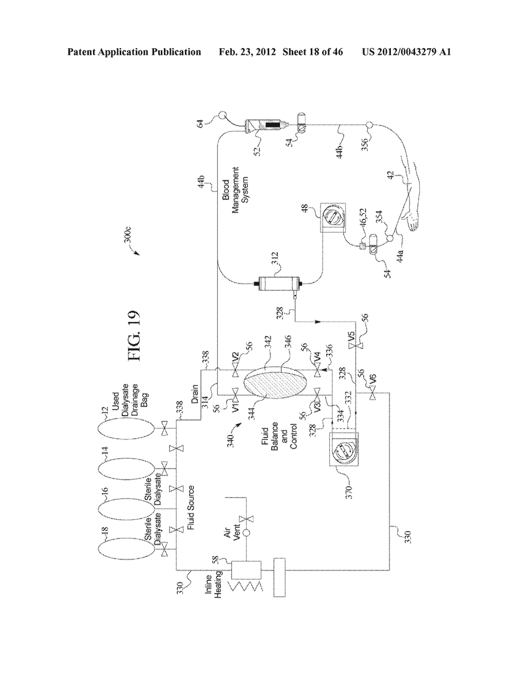 SYSTEMS AND METHODS FOR PRIMING SORBENT-BASED HEMODIALYSIS - diagram, schematic, and image 19