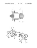 HEIGHT ADJUSTABLE DEVICE COMPRISING MULTI-PART OUTPUT MEANS diagram and image