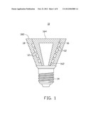 LED LAMP WITH CIRCLING LED MODULES AND ENCAPSULATION diagram and image