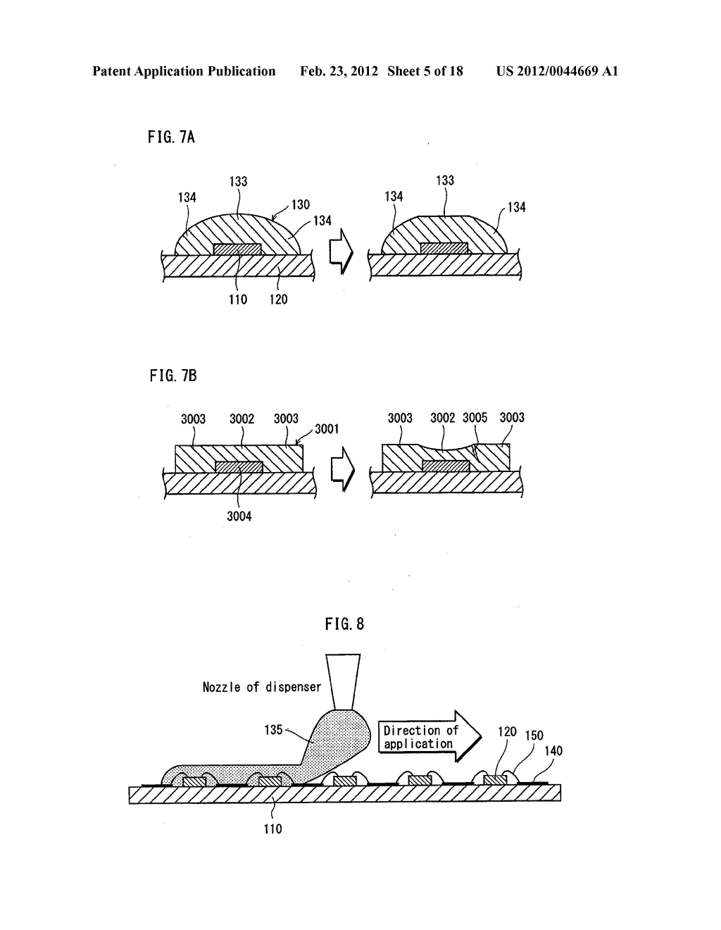 LIGHT-EMITTING MODULE, LIGHT SOURCE DEVICE, LIQUID CRYSTAL DISPLAY DEVICE,     AND METHOD OF MANUFACTURING LIGHT-EMITTING MODULE - diagram, schematic, and image 06