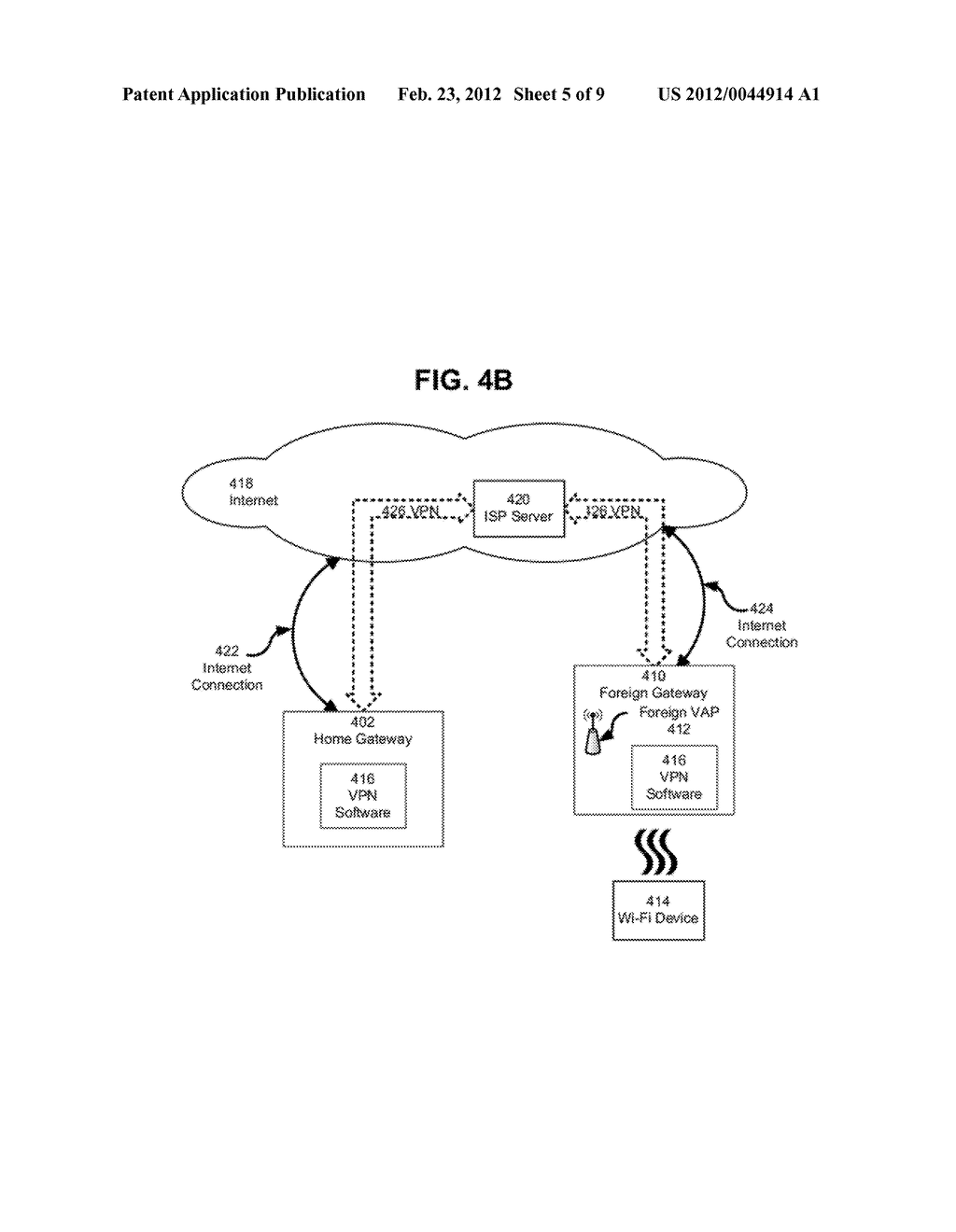 SYSTEM AND METHOD FOR WI-FI ROAMING - diagram, schematic, and image 06