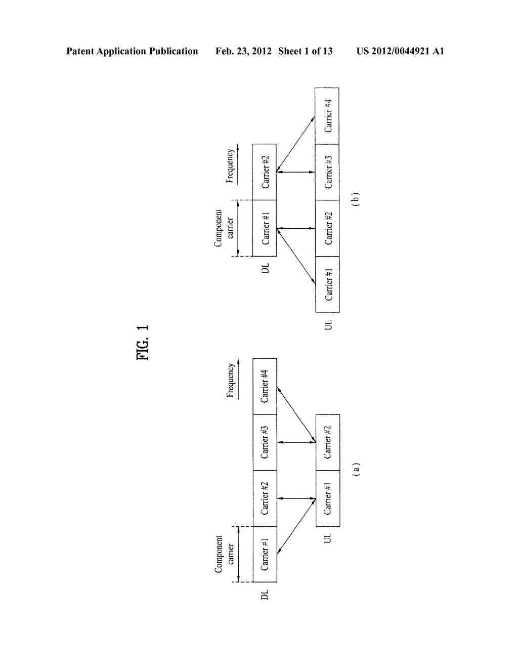 METHOD AND APPARATUS FOR TRANSMITTING AND RECEIVING CONTROL SIGNAL FOR     MERGING CARRIERS IN TRANSMISSION - diagram, schematic, and image 02