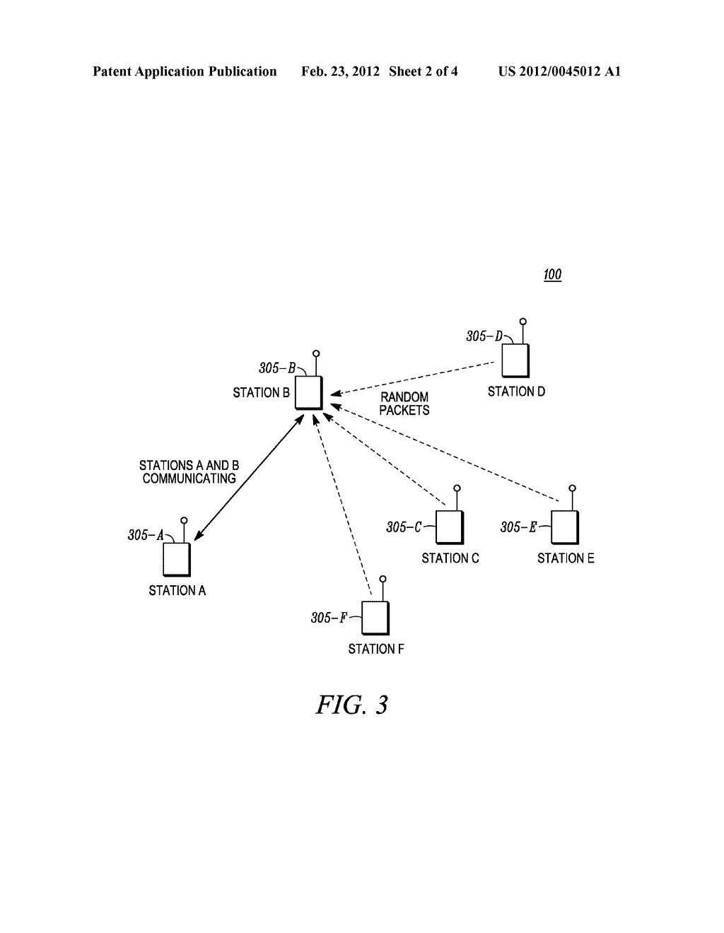 METHOD AND DEVICE FOR TRANSMITTING DATA IN A WIRELESS COMMUNICATION     NETWORK - diagram, schematic, and image 03