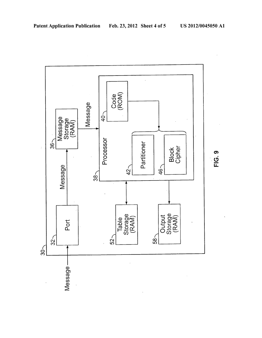 Apparatus and method for block cipher process for insecure environments - diagram, schematic, and image 05