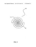 HIGH EFFIEIENCY SCROLL COMPRESSOR WITH SPIRAL COMPRESSOR BLADES OF UNEQUAL     THICKNESS diagram and image