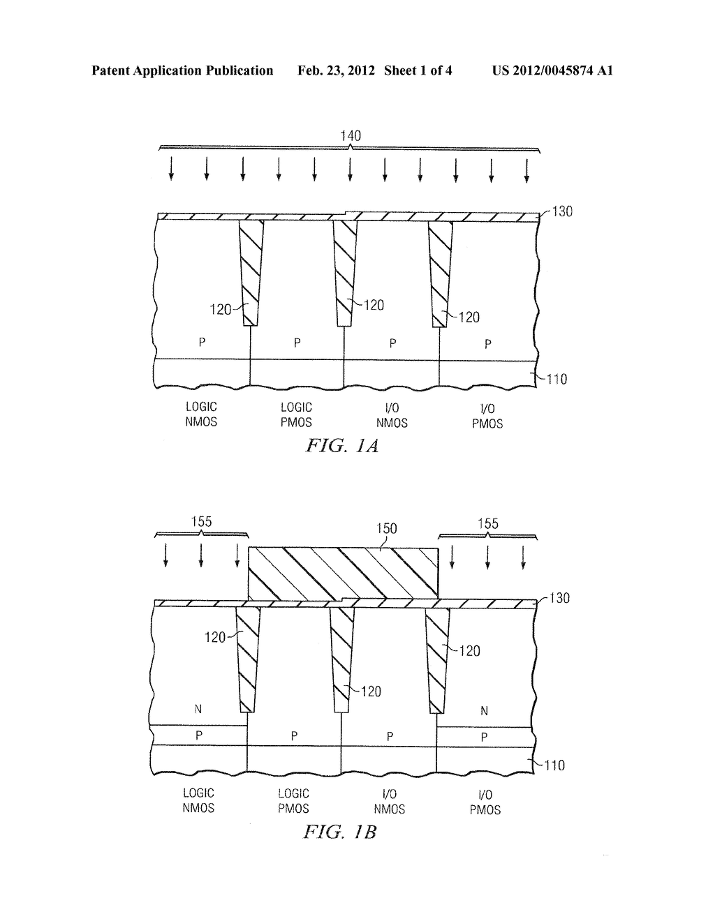 CMOS INTEGRATION METHOD FOR OPTIMAL IO TRANSISTOR VT - diagram, schematic, and image 02