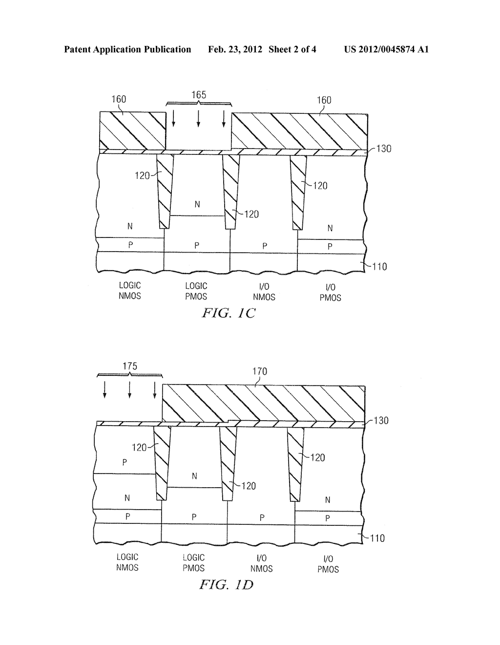 CMOS INTEGRATION METHOD FOR OPTIMAL IO TRANSISTOR VT - diagram, schematic, and image 03