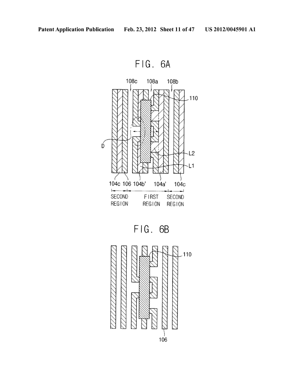 METHOD OF FORMING A PATTERN STRUCTURE FOR A SEMICONDUCTOR DEVICE - diagram, schematic, and image 12