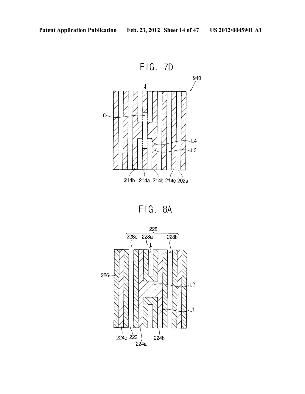 METHOD OF FORMING A PATTERN STRUCTURE FOR A SEMICONDUCTOR DEVICE - diagram, schematic, and image 15