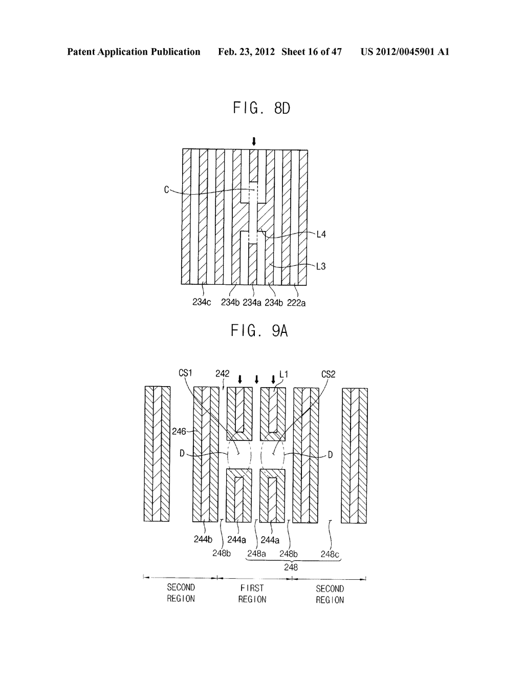 METHOD OF FORMING A PATTERN STRUCTURE FOR A SEMICONDUCTOR DEVICE - diagram, schematic, and image 17