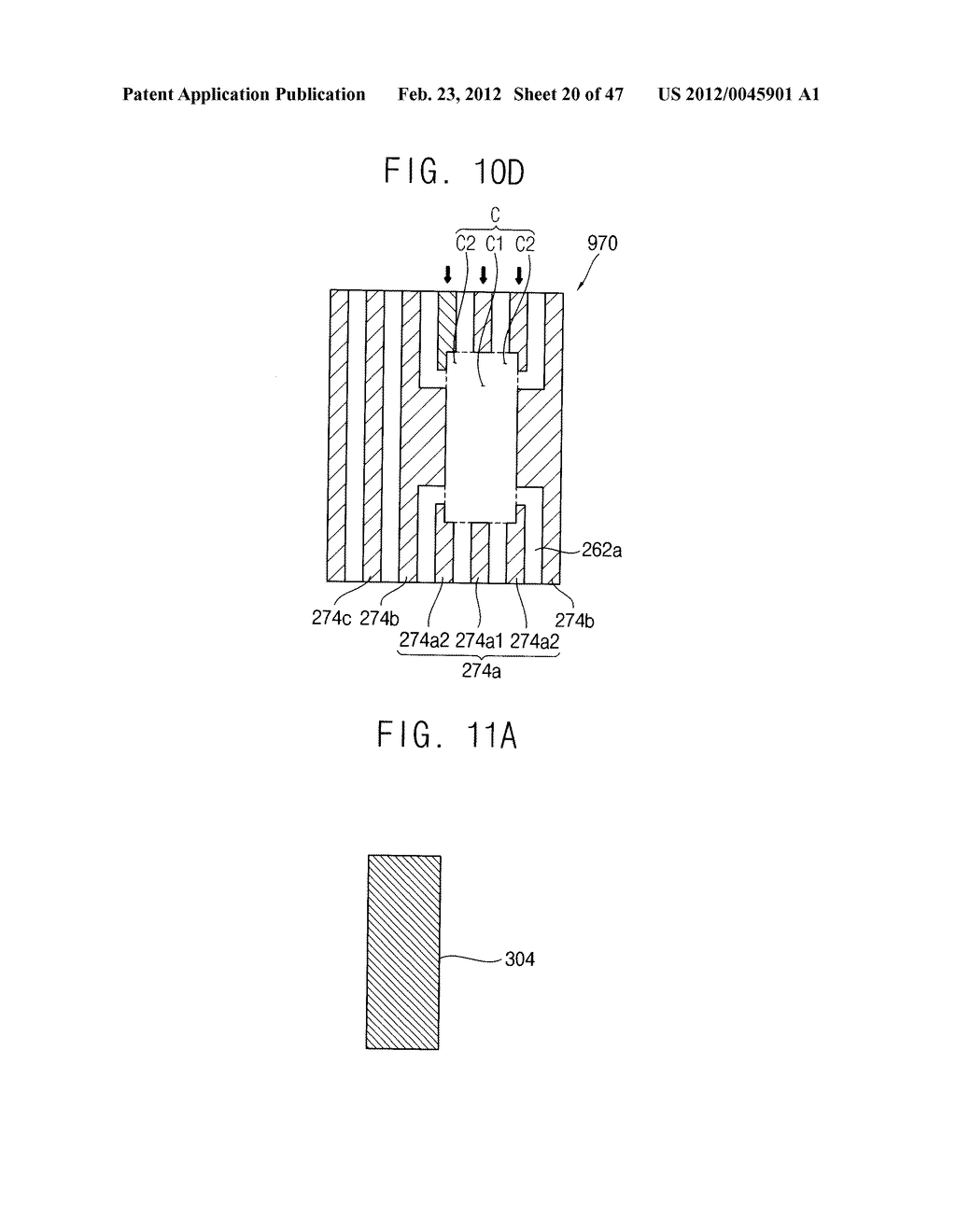 METHOD OF FORMING A PATTERN STRUCTURE FOR A SEMICONDUCTOR DEVICE - diagram, schematic, and image 21