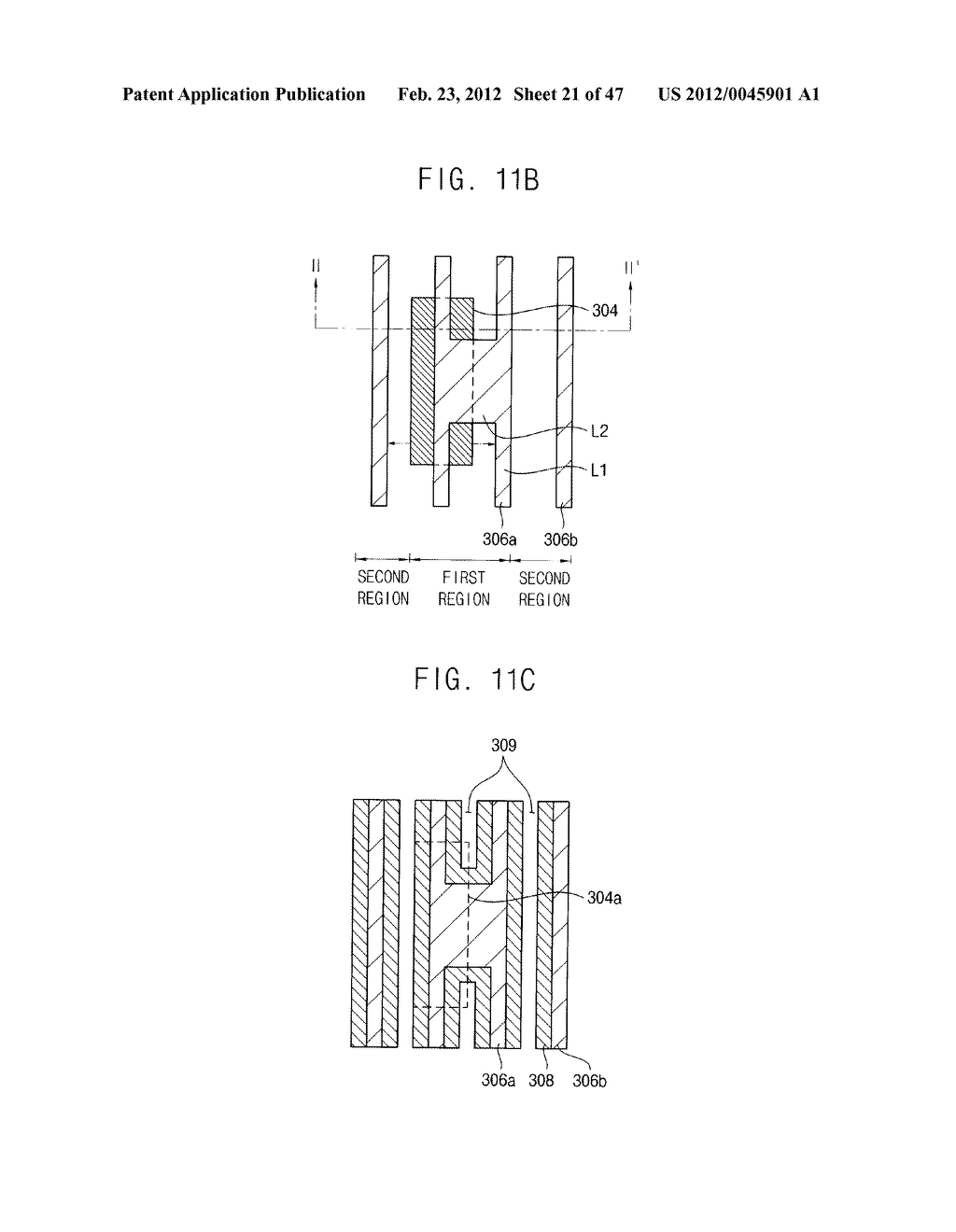 METHOD OF FORMING A PATTERN STRUCTURE FOR A SEMICONDUCTOR DEVICE - diagram, schematic, and image 22