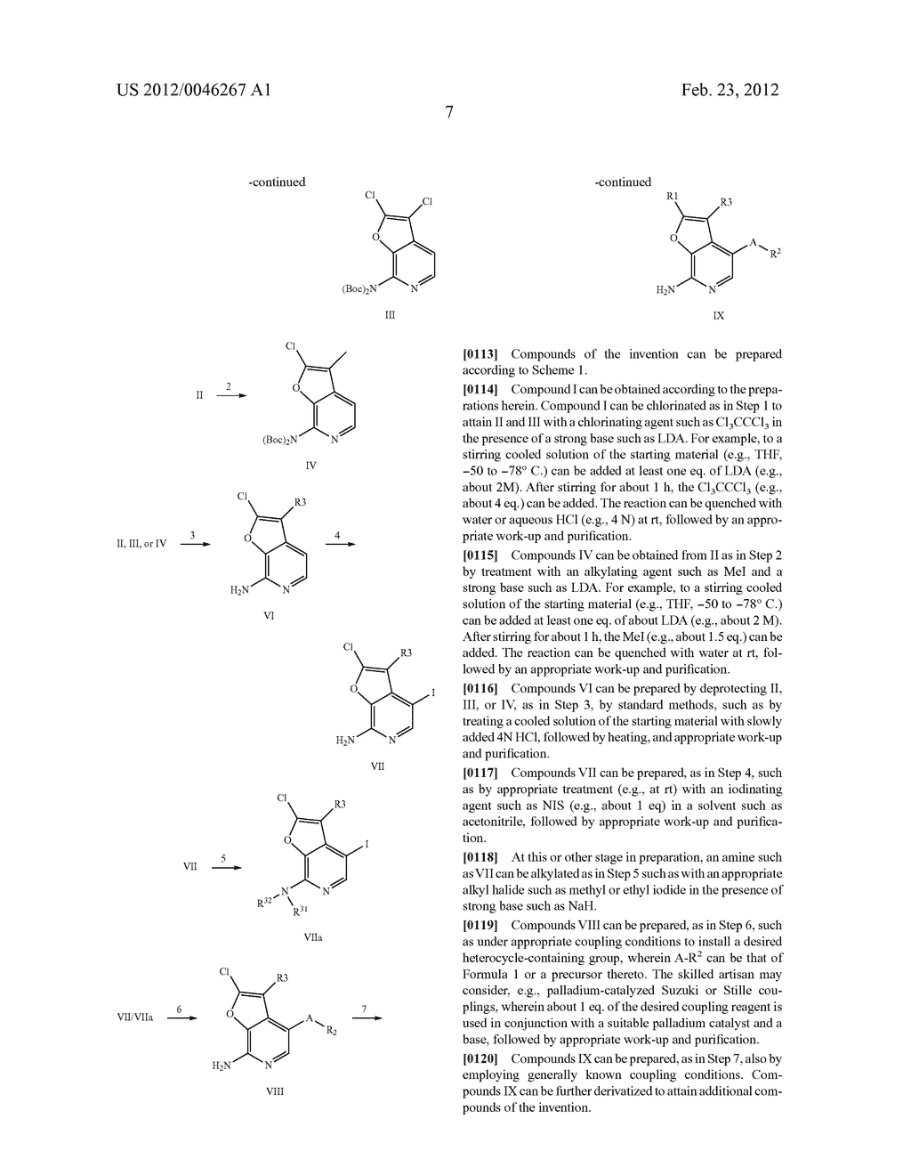 7-AMINOFUROPYRIDINE DERIVATIVES - diagram, schematic, and image 08