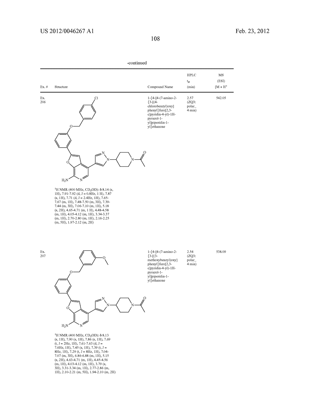 7-AMINOFUROPYRIDINE DERIVATIVES - diagram, schematic, and image 109