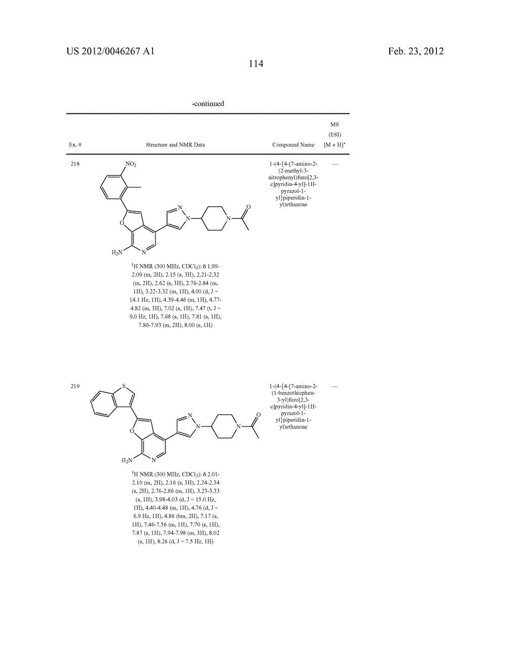 7-AMINOFUROPYRIDINE DERIVATIVES - diagram, schematic, and image 115