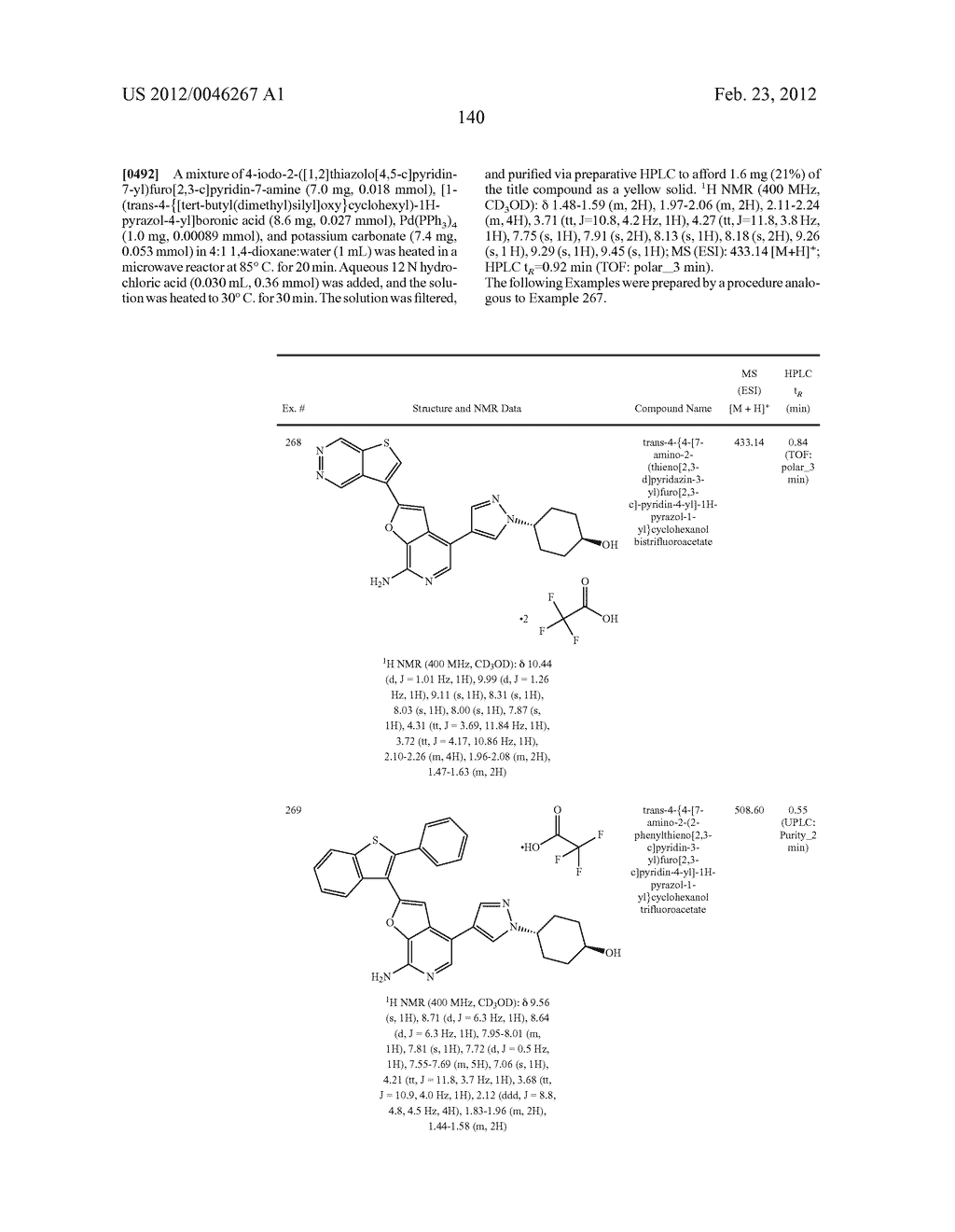 7-AMINOFUROPYRIDINE DERIVATIVES - diagram, schematic, and image 141