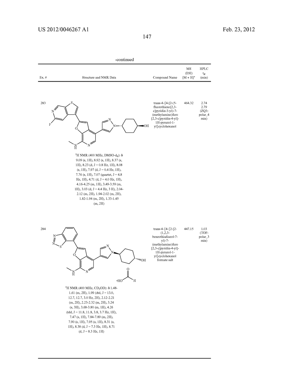 7-AMINOFUROPYRIDINE DERIVATIVES - diagram, schematic, and image 148