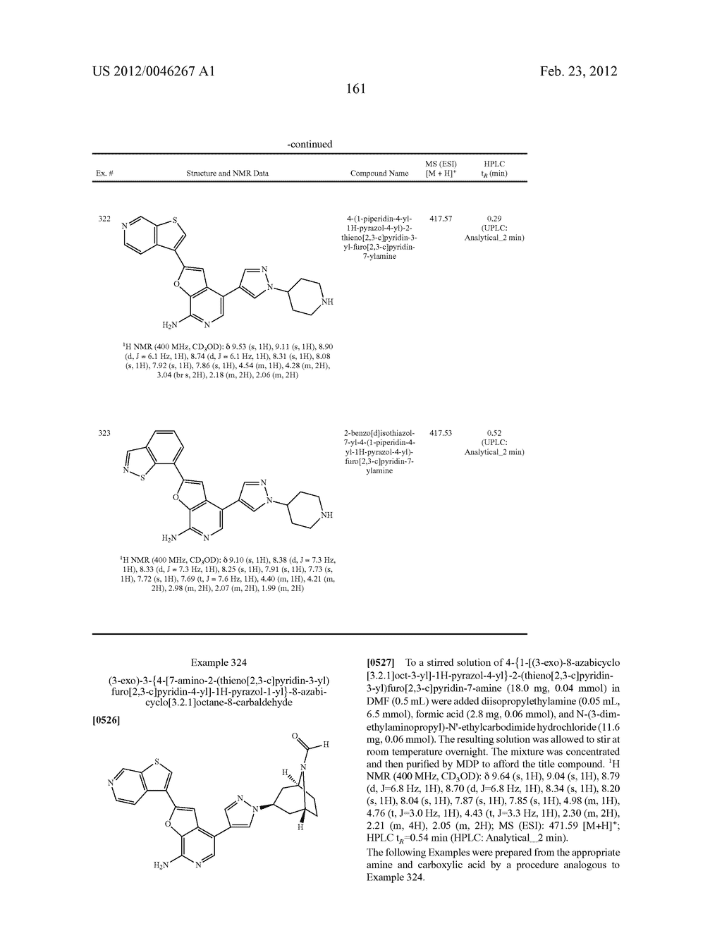 7-AMINOFUROPYRIDINE DERIVATIVES - diagram, schematic, and image 162