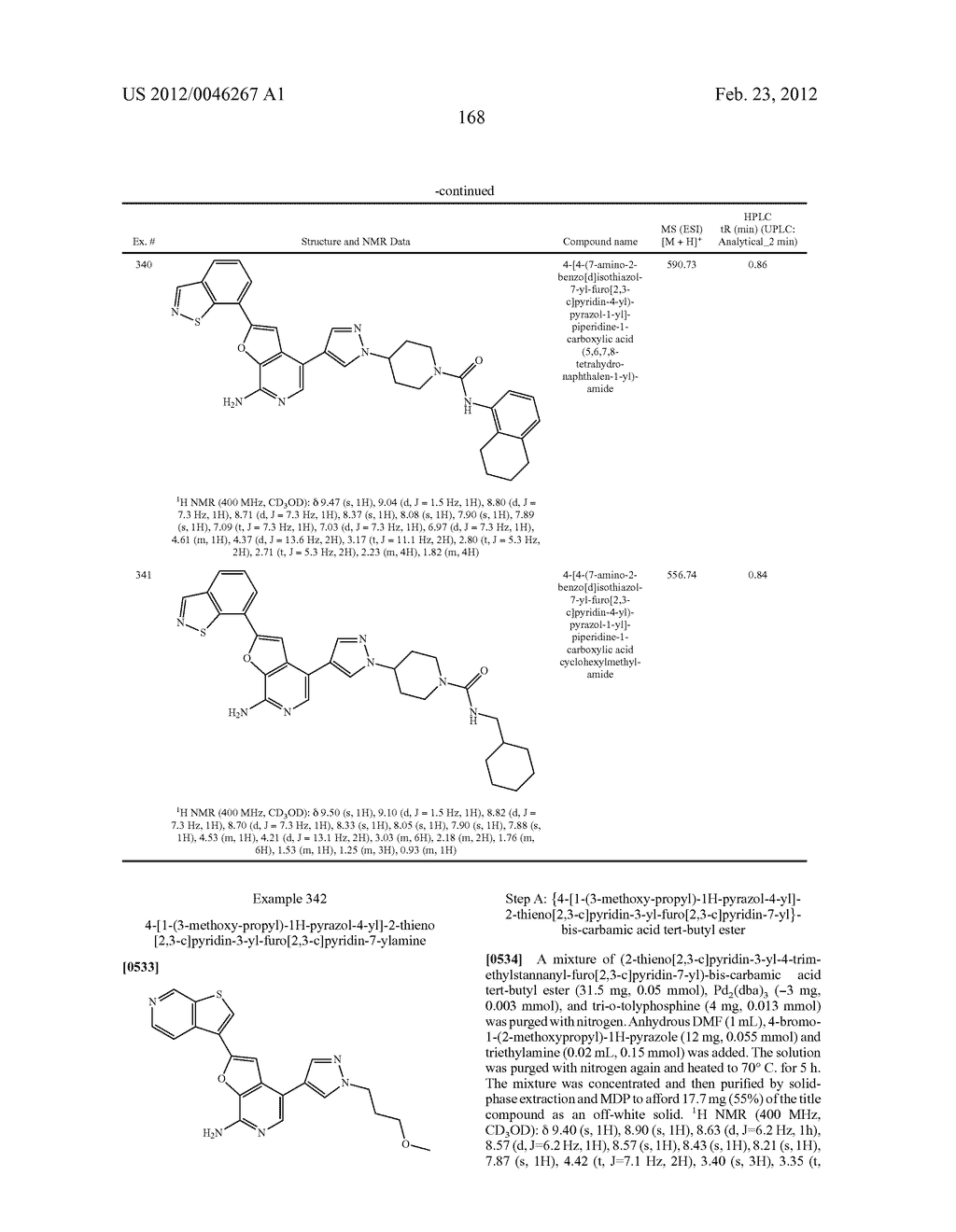 7-AMINOFUROPYRIDINE DERIVATIVES - diagram, schematic, and image 169