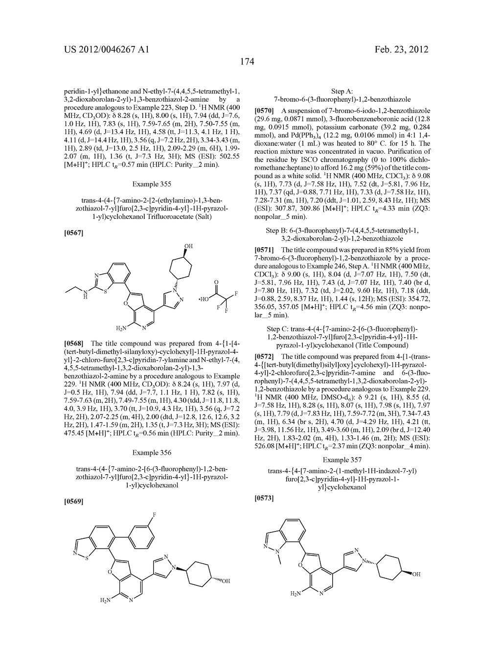 7-AMINOFUROPYRIDINE DERIVATIVES - diagram, schematic, and image 175