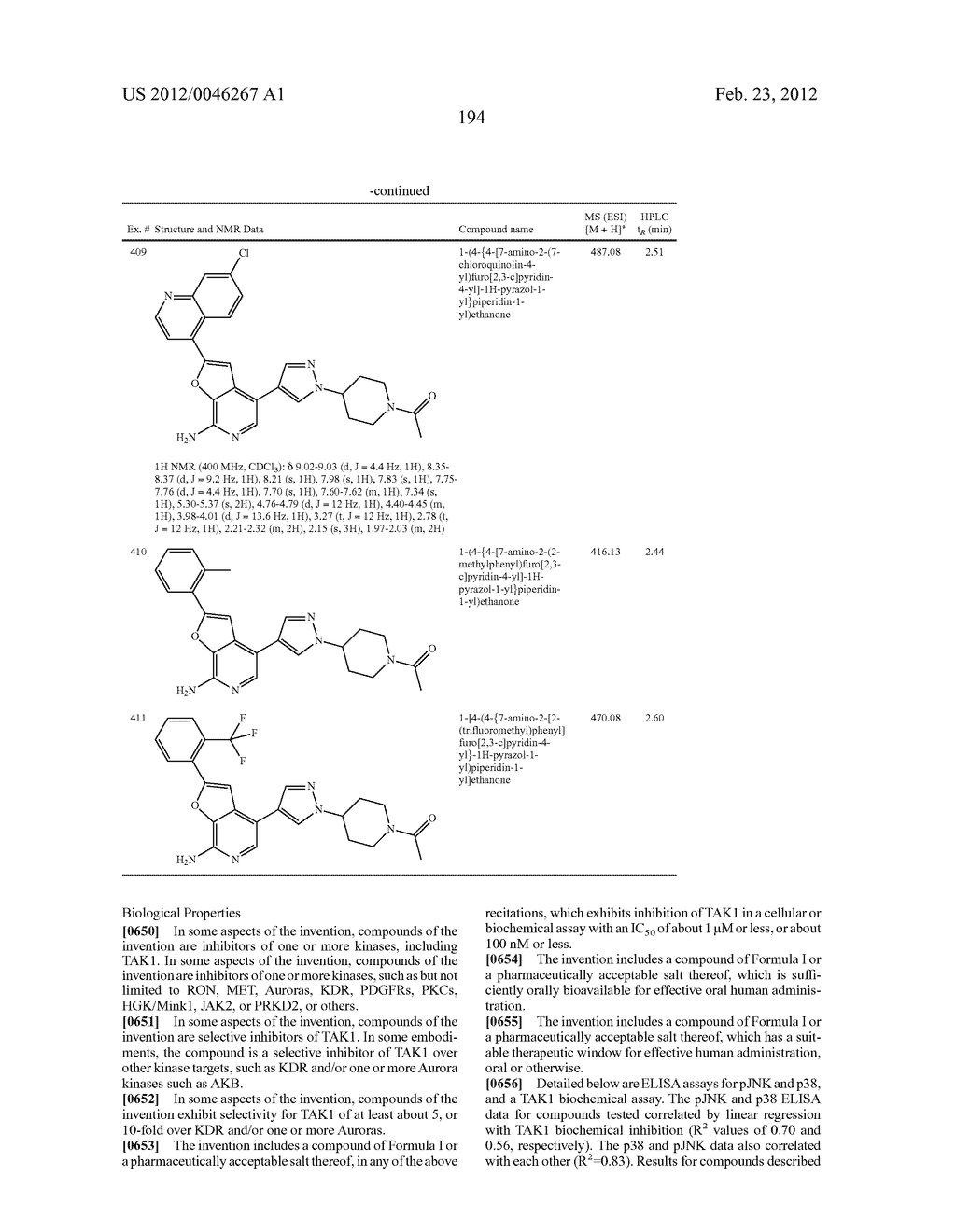 7-AMINOFUROPYRIDINE DERIVATIVES - diagram, schematic, and image 195