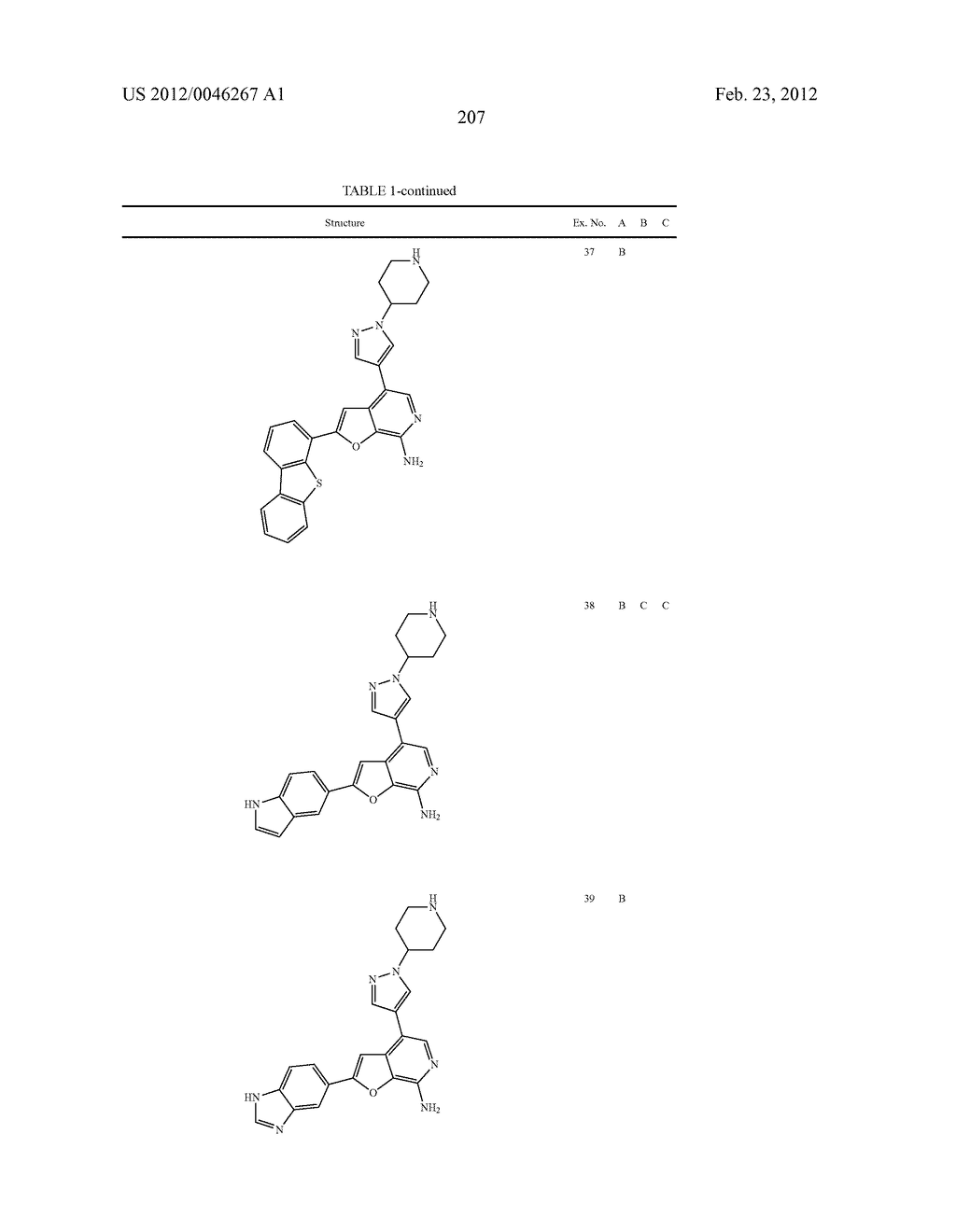 7-AMINOFUROPYRIDINE DERIVATIVES - diagram, schematic, and image 208