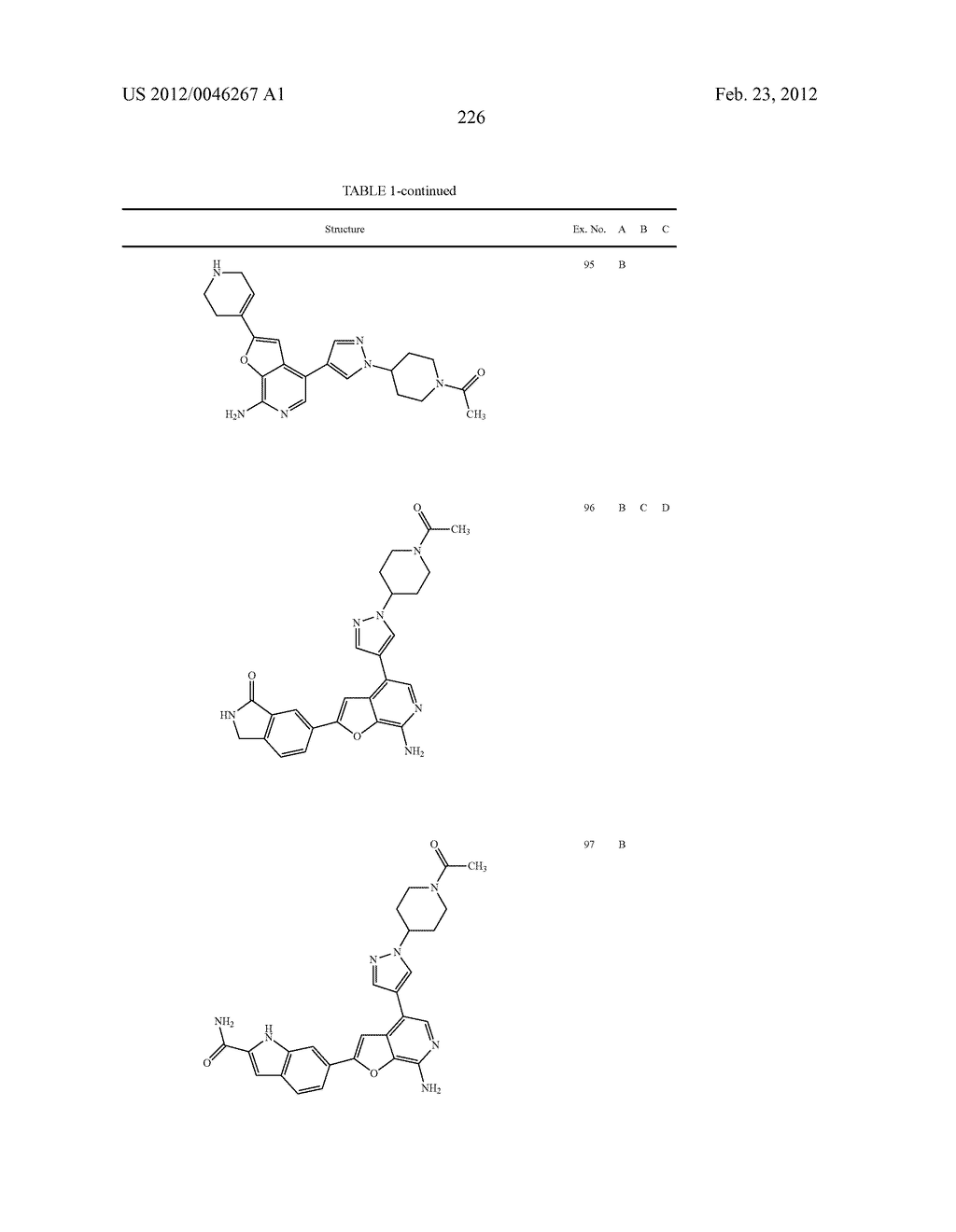 7-AMINOFUROPYRIDINE DERIVATIVES - diagram, schematic, and image 227