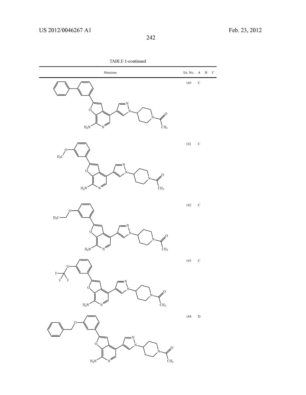 7-AMINOFUROPYRIDINE DERIVATIVES - diagram, schematic, and image 243