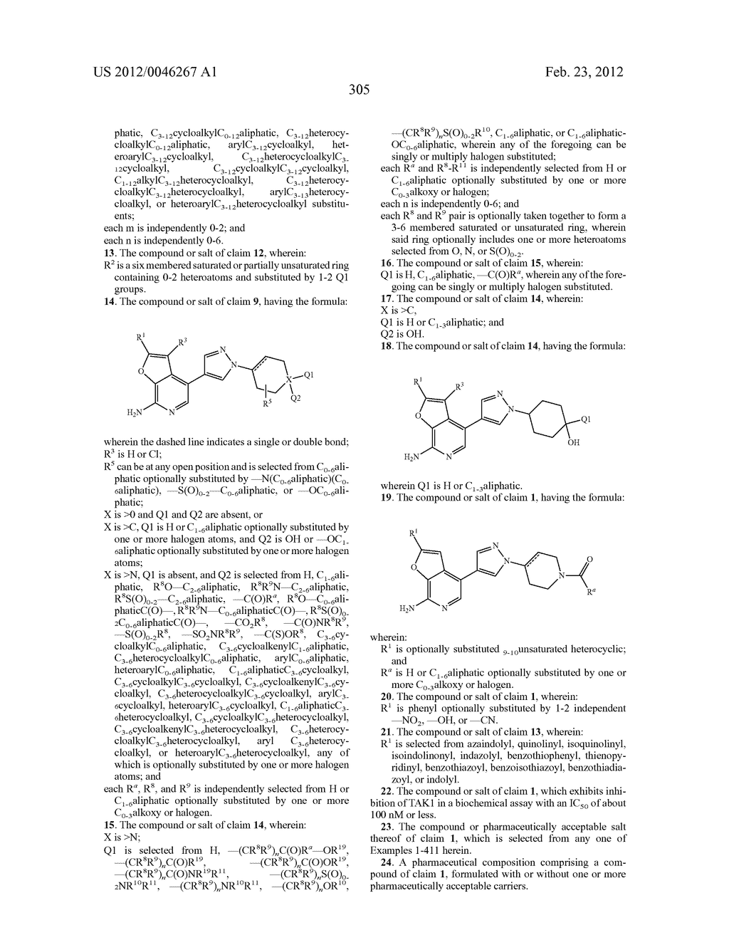 7-AMINOFUROPYRIDINE DERIVATIVES - diagram, schematic, and image 306