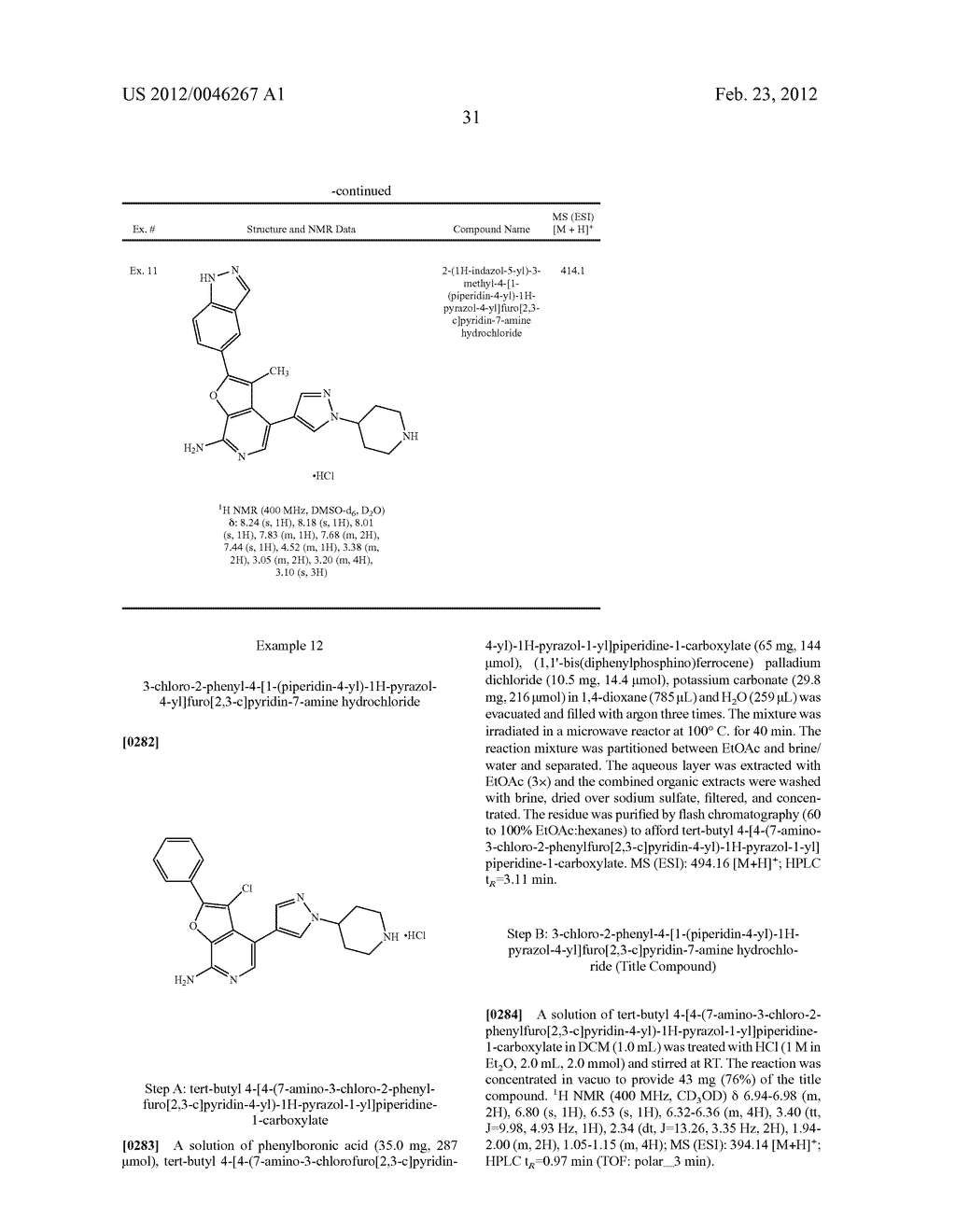 7-AMINOFUROPYRIDINE DERIVATIVES - diagram, schematic, and image 32