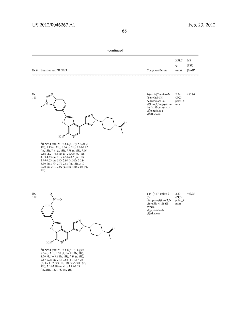 7-AMINOFUROPYRIDINE DERIVATIVES - diagram, schematic, and image 69