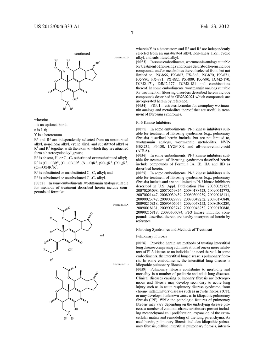 Methods and Compositions of PI-3 Kinase Inhibitors for Treating Fibrosis - diagram, schematic, and image 18